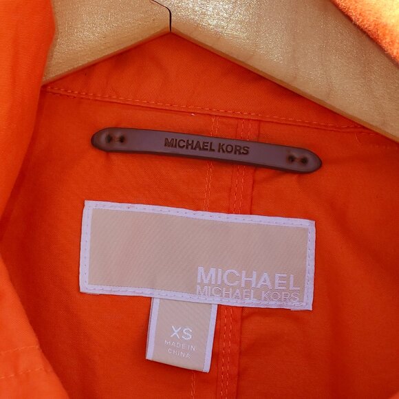 Michael Kors Lightweight Twill Anorak Jacket Women's size XS - Picture 5 of 5